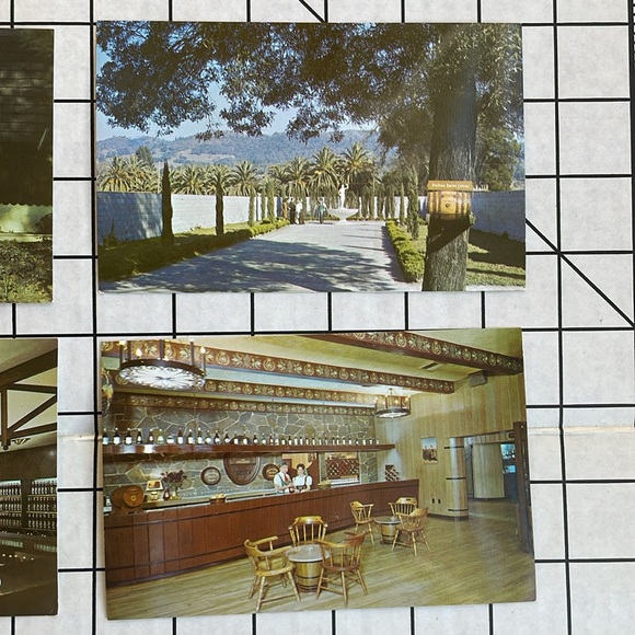 Italian Swiss Colony Winery vintage postcards (4) winery established 1881 in CA - Picture 4 of 13
